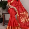 WMN 7903 Raw Silk Zari Weaving Work Saree