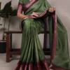 WMN 7906 Dola Chex Zari Weaving Work Saree