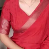 WMN 7916 Chinon Printed Zari Weaving Work Saree for woman