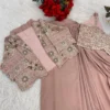 BDB 59 Crep Silk Sequence Party & Wedding Wear Ready To Wear Saree