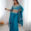 BDB 65 Crep Silk Embroidery Work Festival In Do Wessten for woman