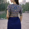 BDB 67 Crep Silk Embroidery Work Ready To Wear Saree for woman