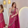 BDB 68 Crep Silk Embroidey In Do Wessten & Ready To Wear Saree