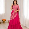 BDB 75 French Crep Silk Embroidey Festival Ready To Wear Saree
