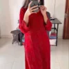 BV 354 Georgette Kurti Pant With Dupatta Embroidery Work for woman