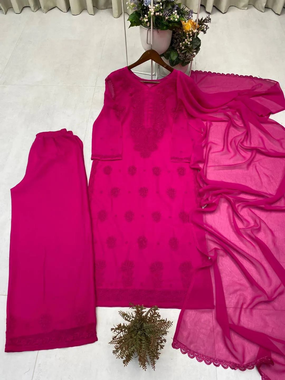 BV 394 Georgette Festival Readymade Dress for woman