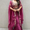 BV 425 Rangoli Silk Saree With Dhoti Shrug Style for woman