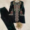 BV 426 Velvet Readymade Co Ord Set for woman