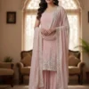 BV 430 Georgette Salwar Suit With Embroidery Work for woman