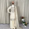 BV 452 Georgette Mirror Embroidery Work Readymade Dress for woman