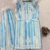 BV 460 Rayon Embroidery Festival Readymade Dress for woman