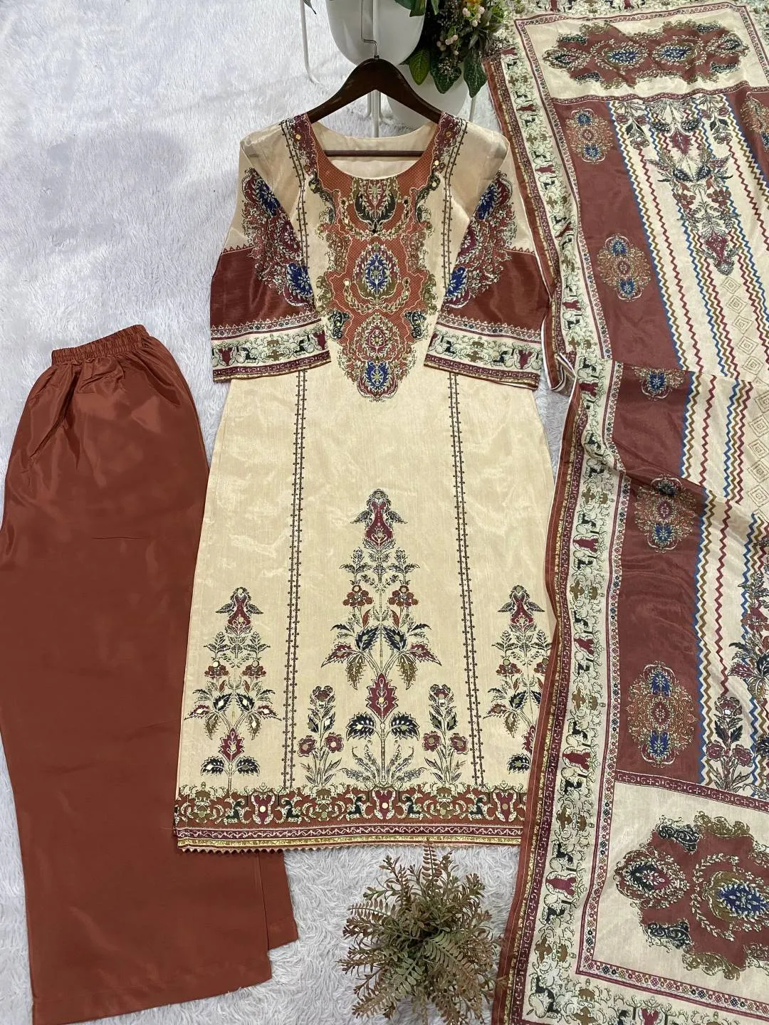 BV 462 Printed Chinon Festival Readymade Dress for woman