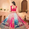 DKT 5122 Multicolor Chinon Zari Embroidery Wedding Lehenga Choli