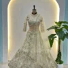 DKT 5172 Ivory White Heavy Embroidery Bridal Lehenga Choli for Wedding & Reception Wear