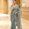 Kiara Herons2 Chiffon Silk Saree with Heavy Embroidery Work Designer Festival & Party Wear Collection