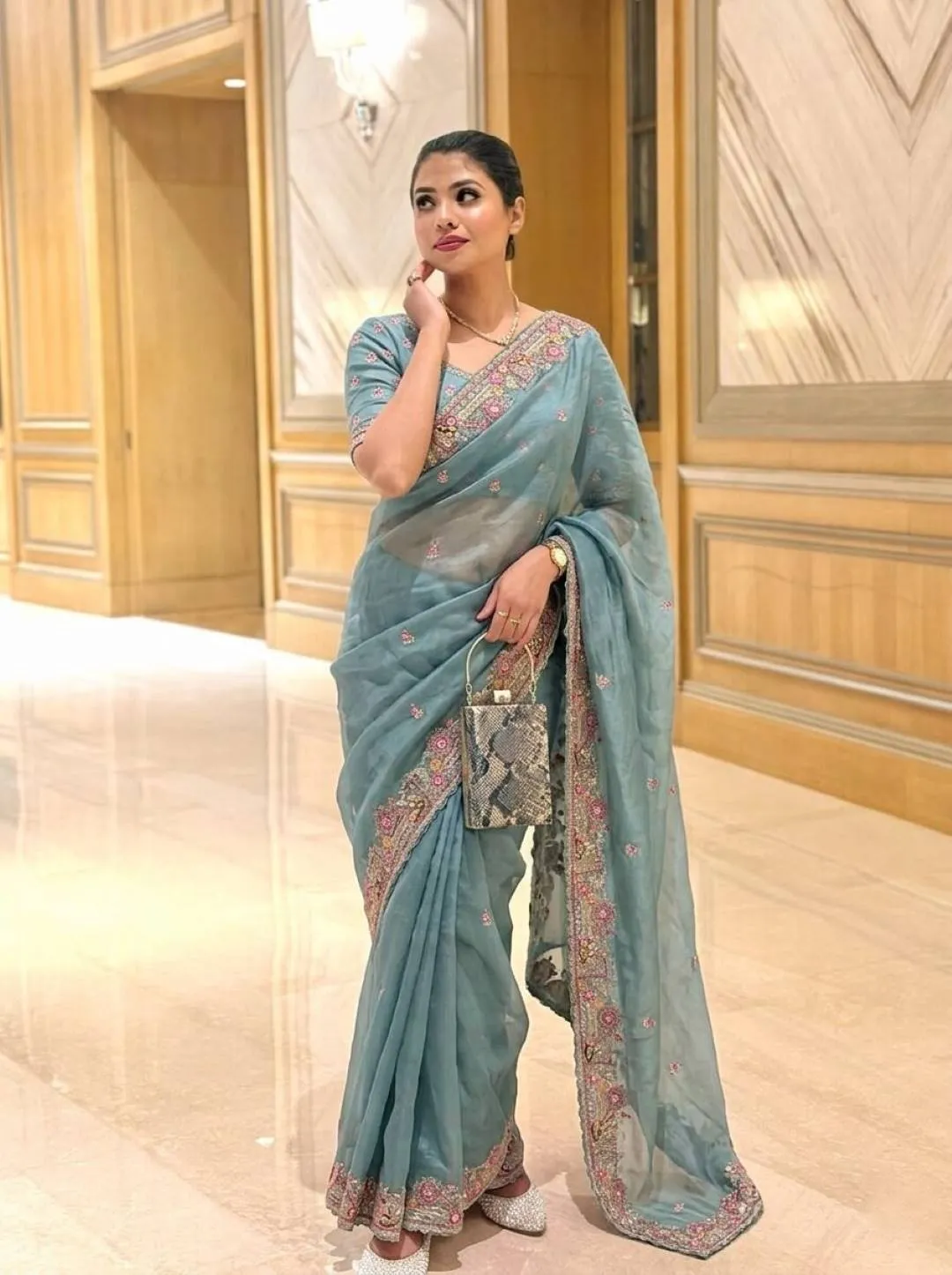 Kiara Herons2 Chiffon Silk Saree with Heavy Embroidery Work Designer Festival & Party Wear Collection