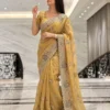 Kiara Herons3 Space Silk Saree with Heavy Embroidery Work Designer Party Wear Wedding Collection
