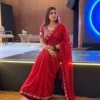 Kiara Marvel Fendy Satin Silk Saree with Heavy Embroidery Work Designer Wedding & Party Wear Collection