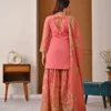NFD 5060 Crunchy Silk Kurta Sharara Pakistani Dress for woman