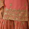 NFD 5060 Crunchy Silk Kurta Sharara Pakistani Dress for woman