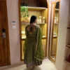NFD 5061 Vichitra Silk Embroidery Anarkali Gown Dress for woman