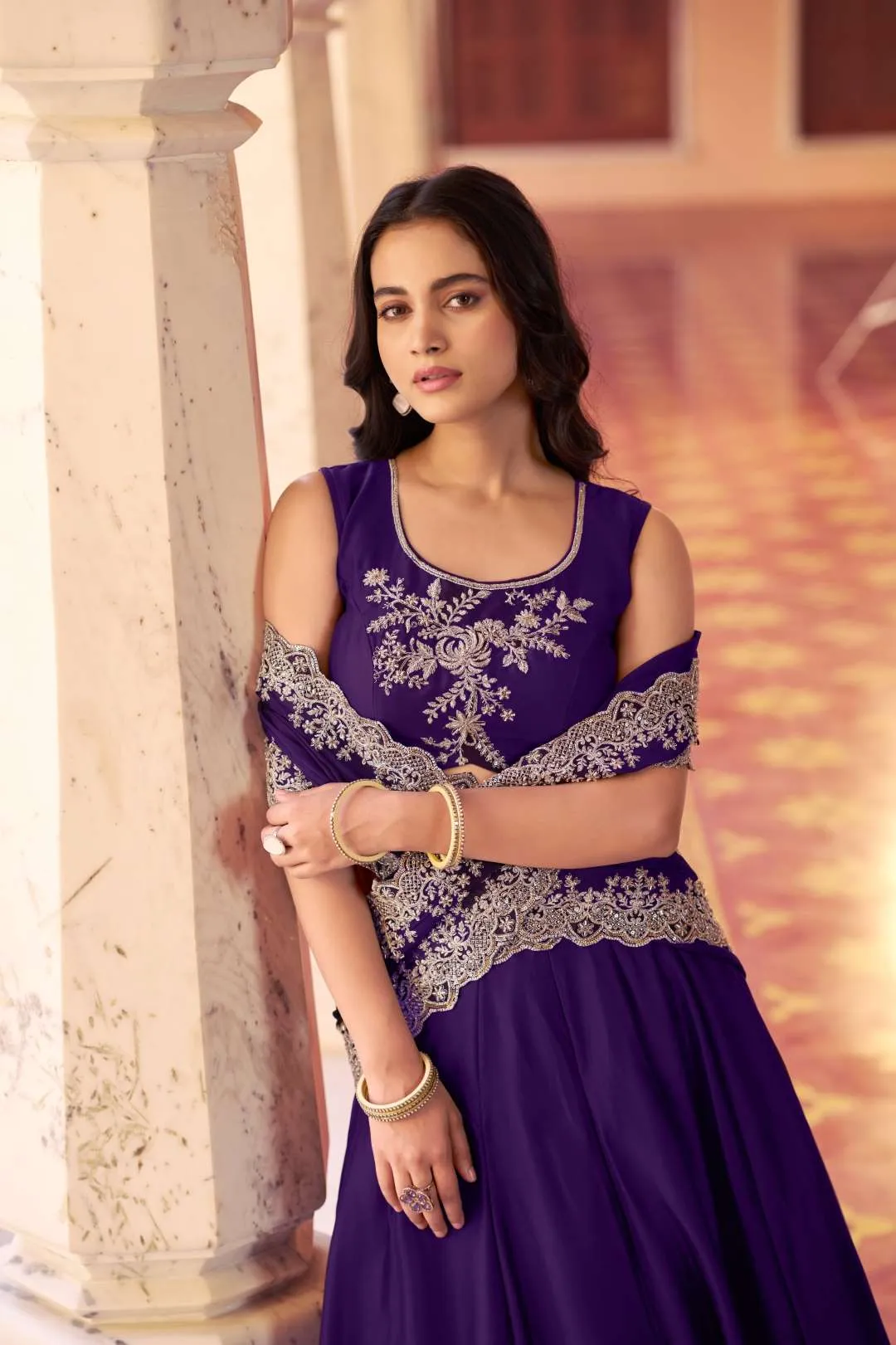 WMN 1475 Rangoli Silk Tube Beads Lehenga Choli – Designer Party Wear Lehenga for Women