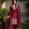 Sabina 1700 Gmy Silk Embroidery Festival Sharara Suit for woman