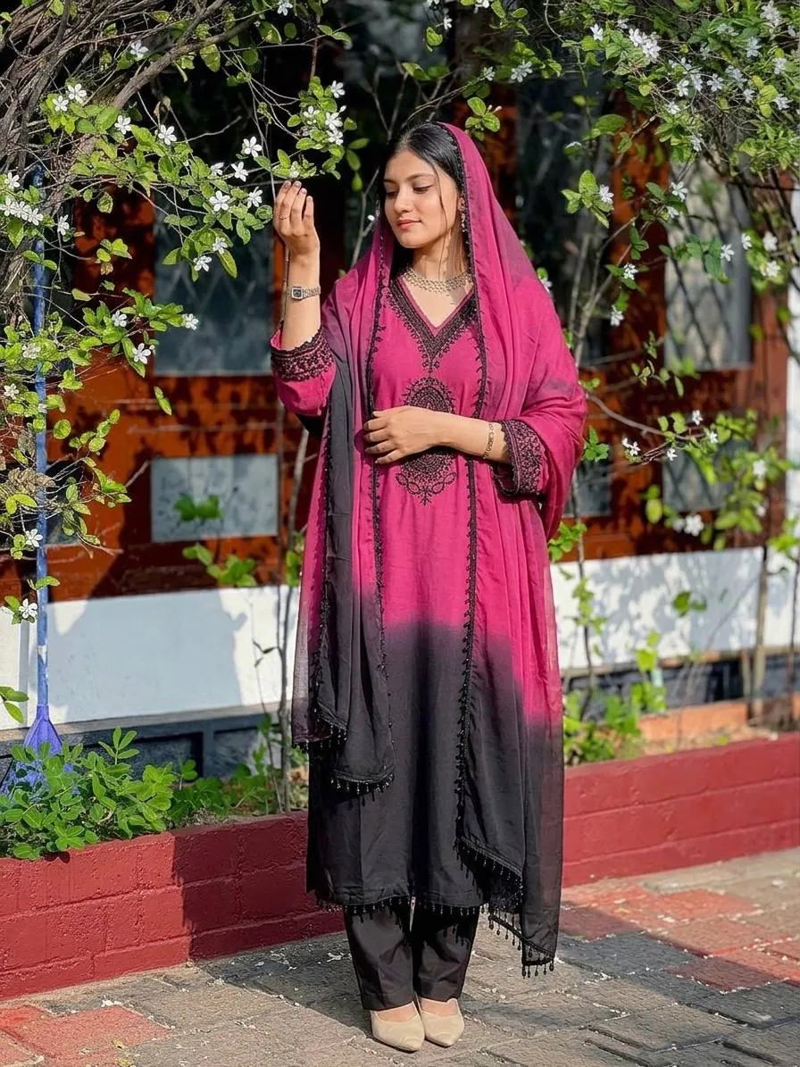 Sabina 1710 Crep Silk Designer Readymade Suits Embroidery for woman