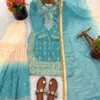 Sabina 536 Gmy Silk Designer Party Wear Sharara Suit for woman