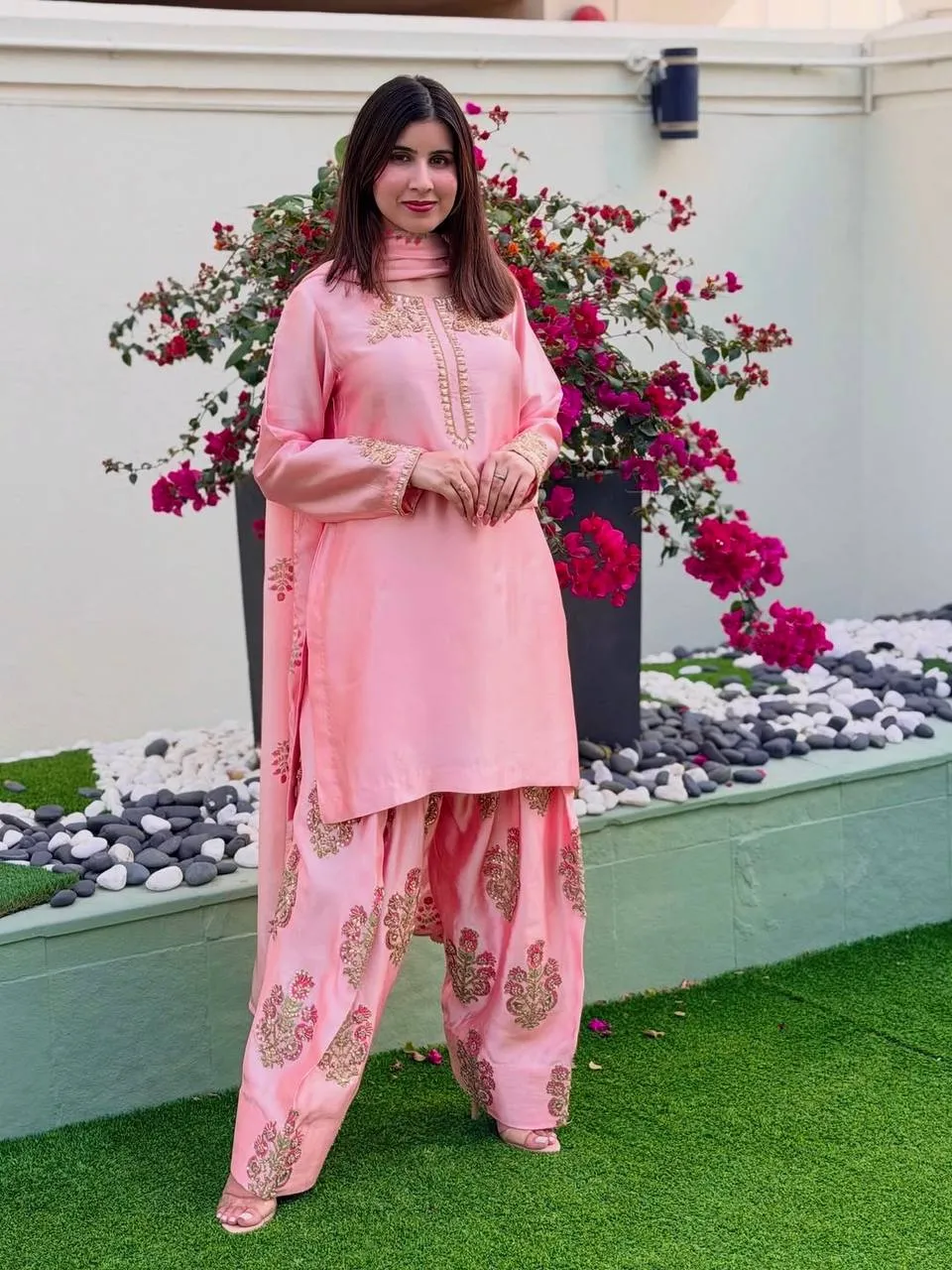 Sabina 538 Creap Silk Embroidery Work Festival Salwar Suit for woman