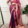 WMN 8003 Kasavu Zari Weaving Work Festival Saree – Designer Traditional Silk Saree for Women