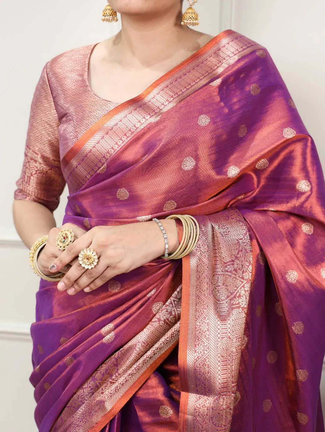 WMN 8003 Kasavu Zari Weaving Work Festival Saree – Designer Traditional Silk Saree for Women
