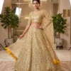 HCR 881 Bridal Lehenga Choli for Women Heavy Sequins Embroidery Work | Soft Net Wedding Wear Designer Lehenga