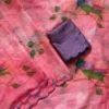 Pink Organza Saree with Bird Print & Embroidery Work | Kusum 851 Designer Festival Wear Saree for Women