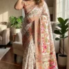 Kashmiri Silk Saree with Heritage Digital Print & Weaving Border | Laxmi 1051 Designer Festival Wear Saree for Women