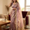 Lavender Tissue Silk Saree with Two Tone Shine | Laxmi 1095 Designer Party Wear Saree for Women