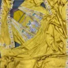 Madhuri 256 Ready To Wear Saree for Women with Embroidered Koti Jacket | Mustard Yellow Heavy Crepe Satin Wedding Party Wear Saree