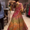 Madhuri 259 Designer Printed Lehenga Choli with Embroidered Shrug | Crepe Digital Print Wedding Party Wear Lehenga for Women