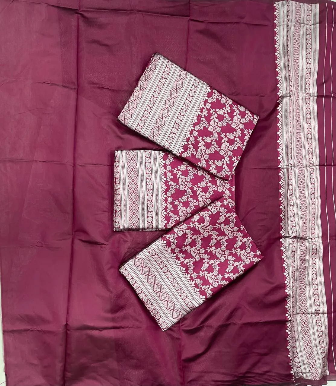 Rani Pink Lichi Silk Saree with Jacquard Zari Work | Rani 7005 Wedding Wear Silk Saree