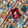WMS Roman Silk Rajwadi Print Saree with Real Mirror Work & Cowdi Latkan Pallu | Premium Festival Wear Saree