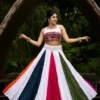 Designer White Multi Color Navratri Chaniya Choli for Women | WMT 7702 Mirror Work Garba Dress