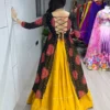 Designer Navratri Lehenga Set with Printed Shrug & Kutchi Embroidery Blouse WMT 8074