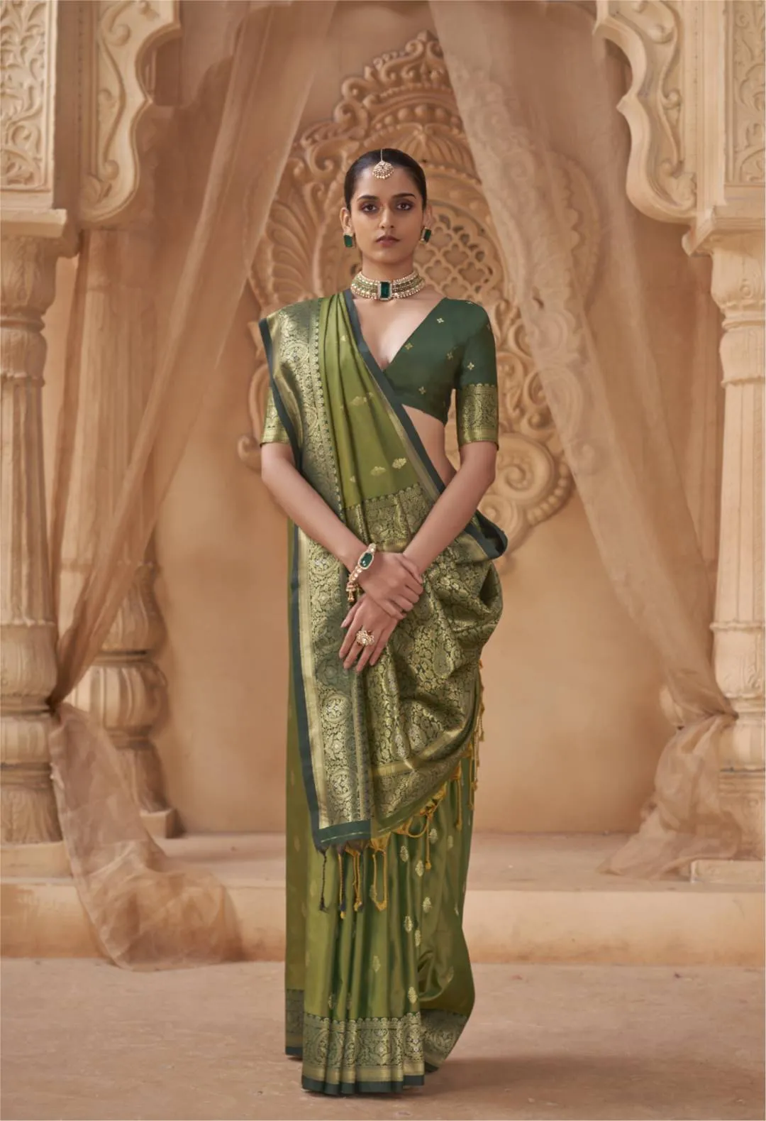 Manjula Mangalkari Soft Silk saree