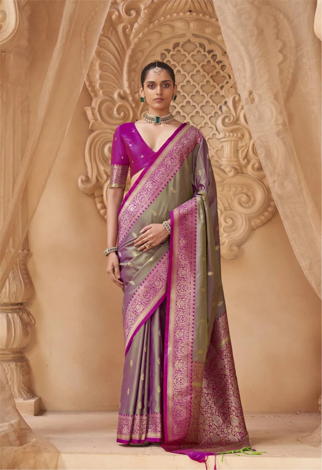 Manjula Mangalkari Soft Silk saree