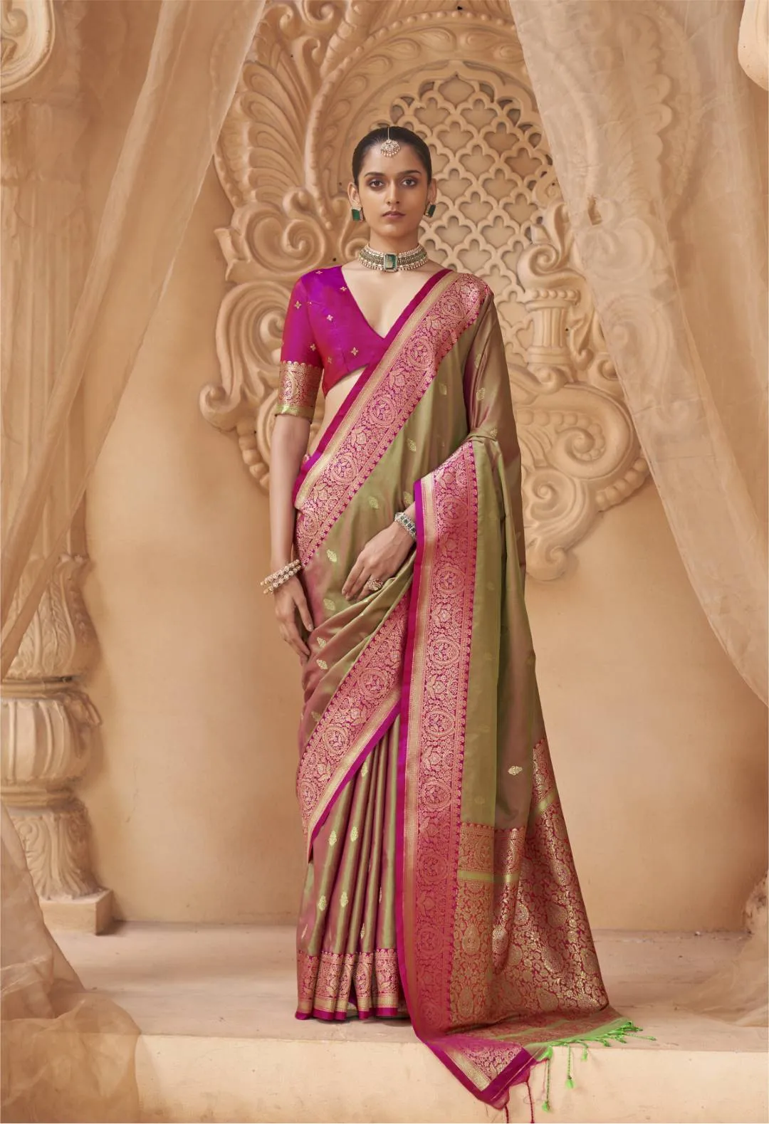 Manjula Mangalkari Soft Silk saree