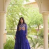 Mystical Printed Faux Georgette Gown