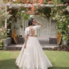 Stylist White Kora Cotton Kutchi Patch Work Lehenga Choli Navratri