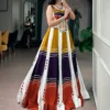 WMN 1775 Multi-Color Rayon Gota Patti with Mirror Work Navratri Lehenga Choli