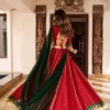 Georgette With Bandhej & Gota Patti Work Navratri Special Print Designer Lehenga Choli for Garba