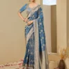Shisha Kum Kum Vol-10 Premium Tissue Silk Zari Weaving Fabric With Double Blouse